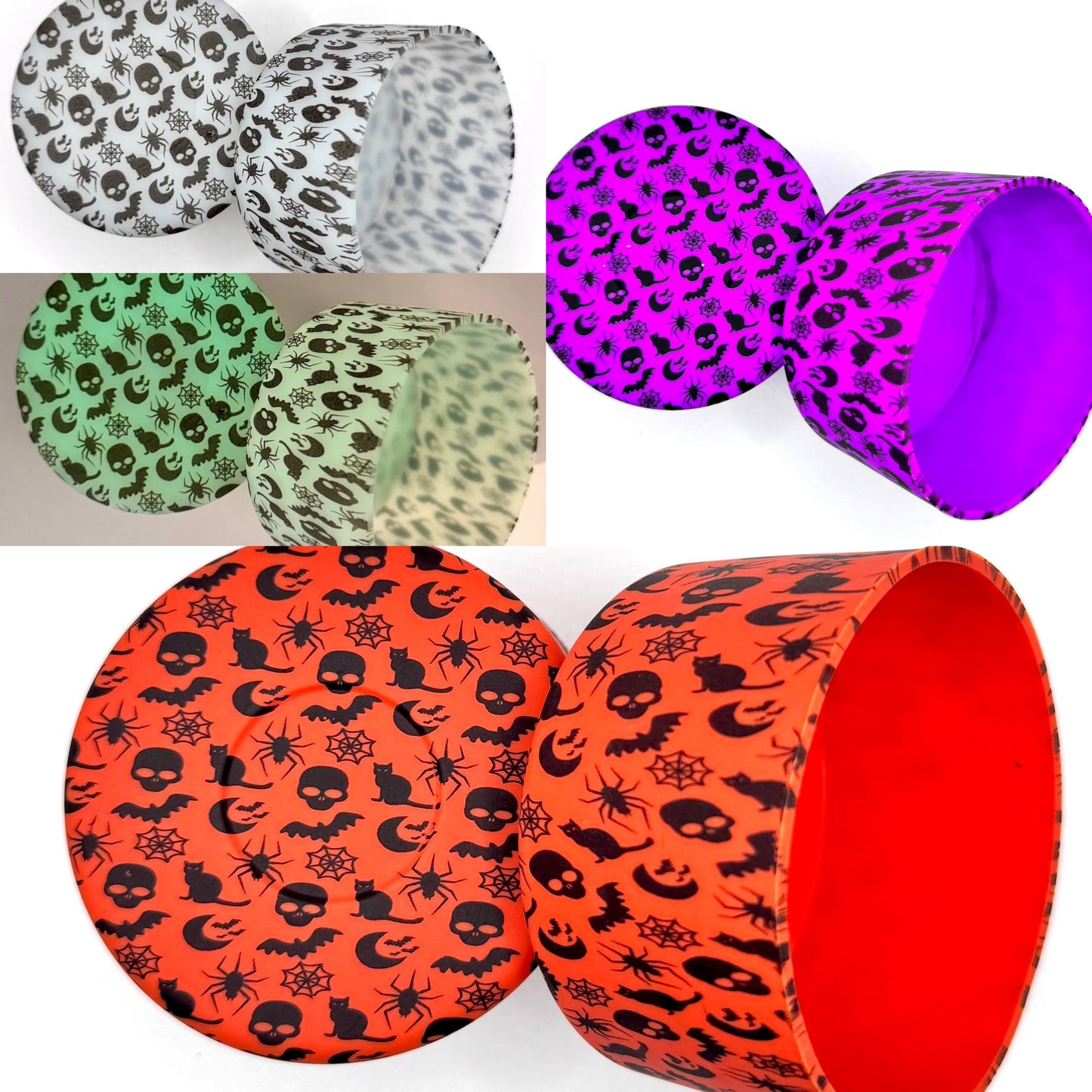 Halloween style silicone tumbler boots
