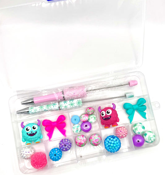 Monsters & bows DIY pen kit