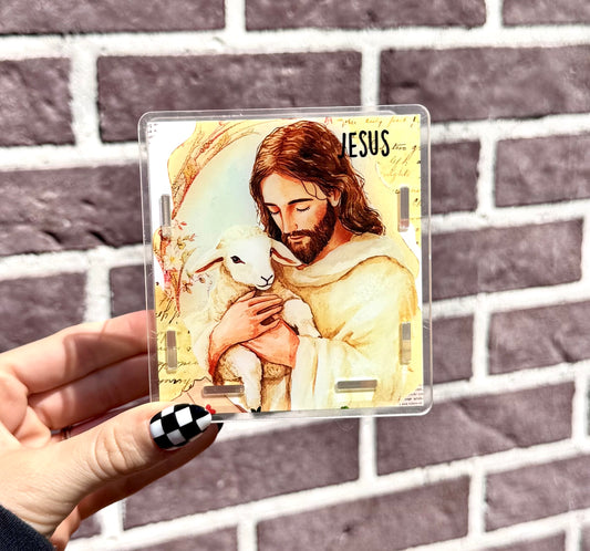 Jesus is the lamb acrylic pen holder (HBK exclusive)