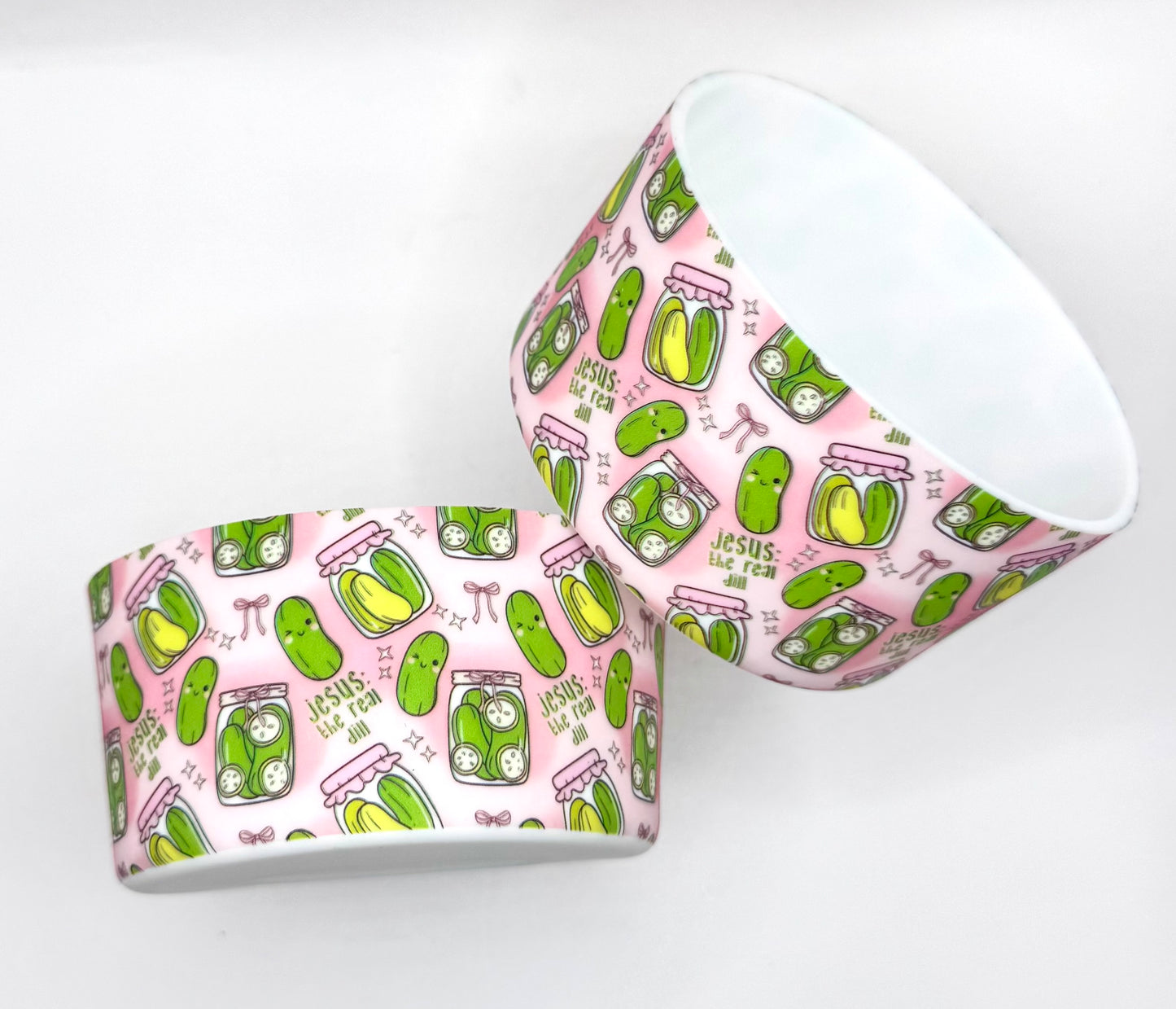 Jesus is the real dill silicone tumbler boot