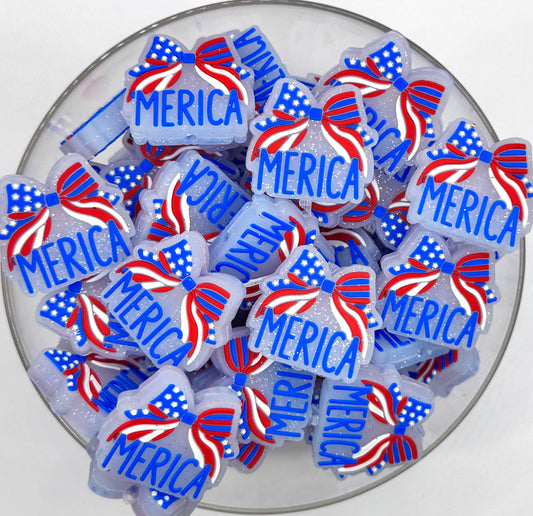 Merica silicone focal bead