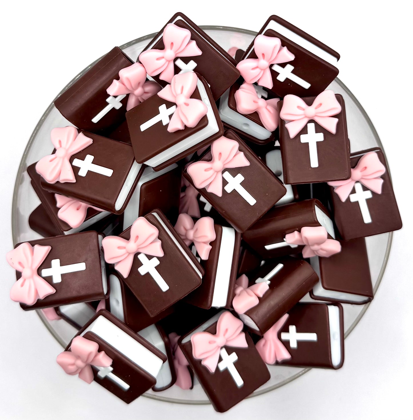 3D Holy Bible (HBK exclusive) silicone focal bead