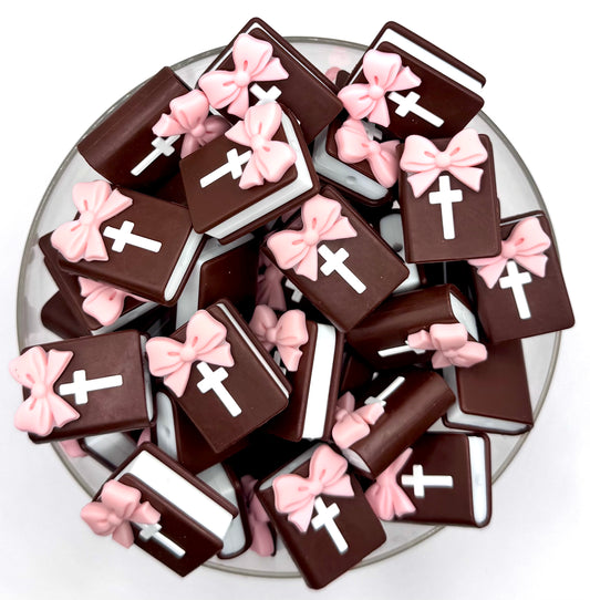 3D Holy Bible (HBK exclusive) silicone focal bead