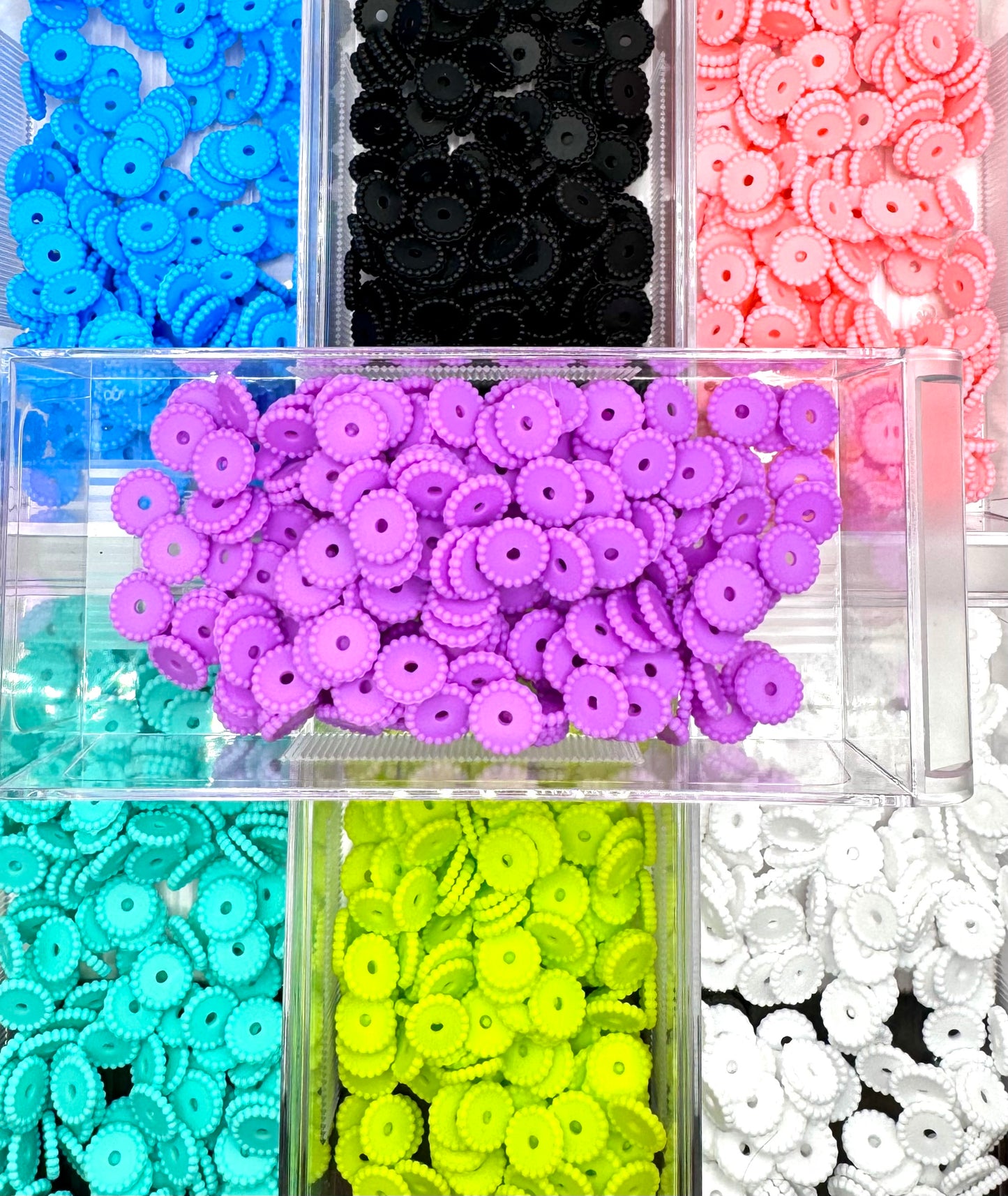 12mm silicone spacer beads