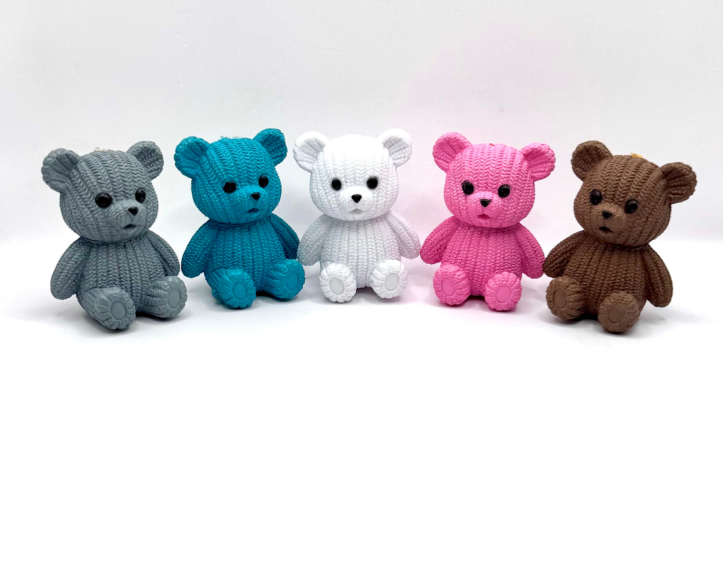 3D clay teddy bears