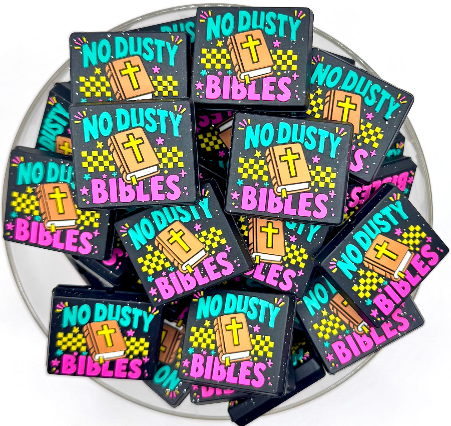 No dusty bibles (HBK exclusive) silicone focal bead