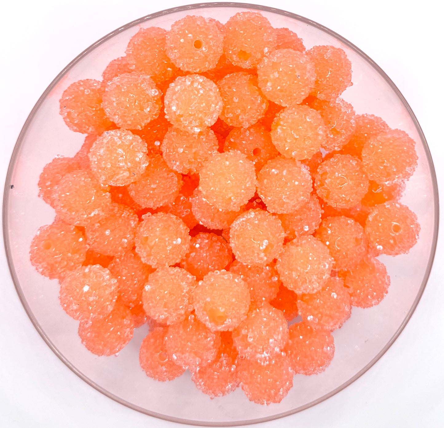 16mm acrylic sugar beads