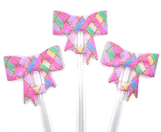 Mermaid silicone straw topper ￼
