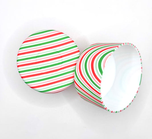 Christmas stripped silicone tumbler boot