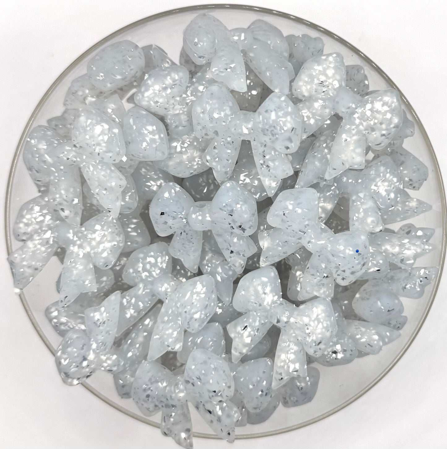 3D glitter silicone bows (limited addition)