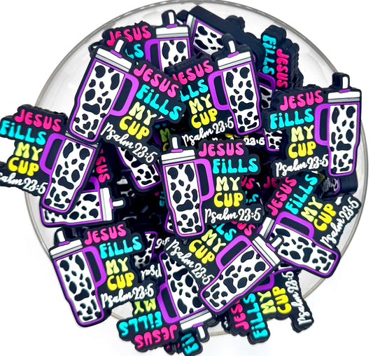 Jesus fills my cup (HBK exclusive) silicone focal bead (Copy)