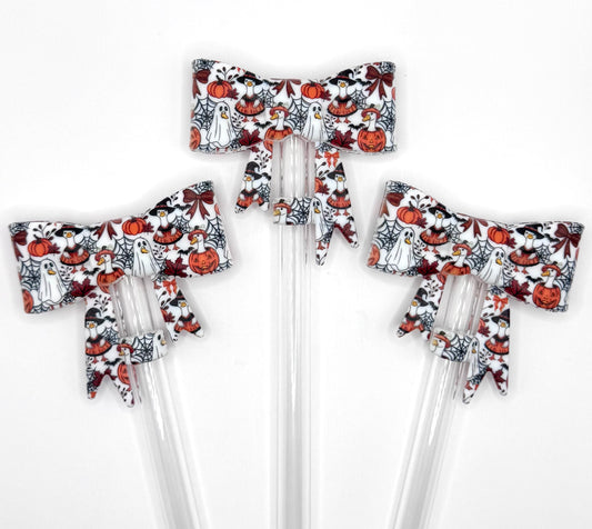 Halloween goose silicone straw topper