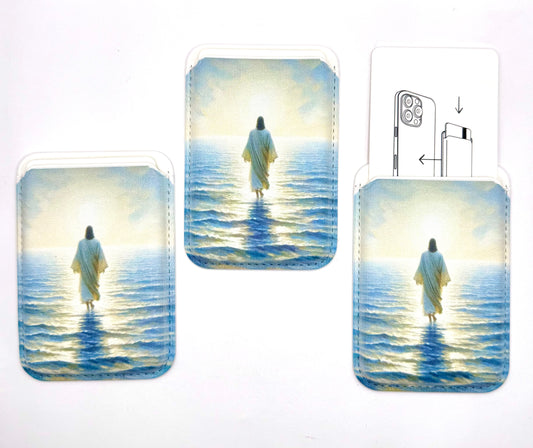 Jesus walking on water (HBK exclusive) mag safe wallet for phone