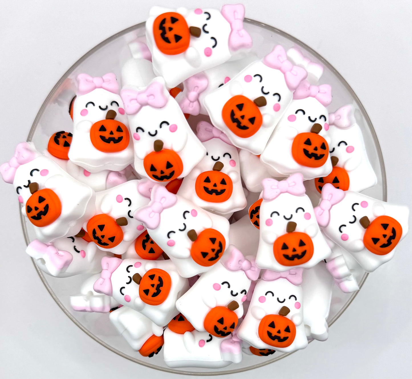 3D Willow the ghost (HBK exclusive) silicone focal bead