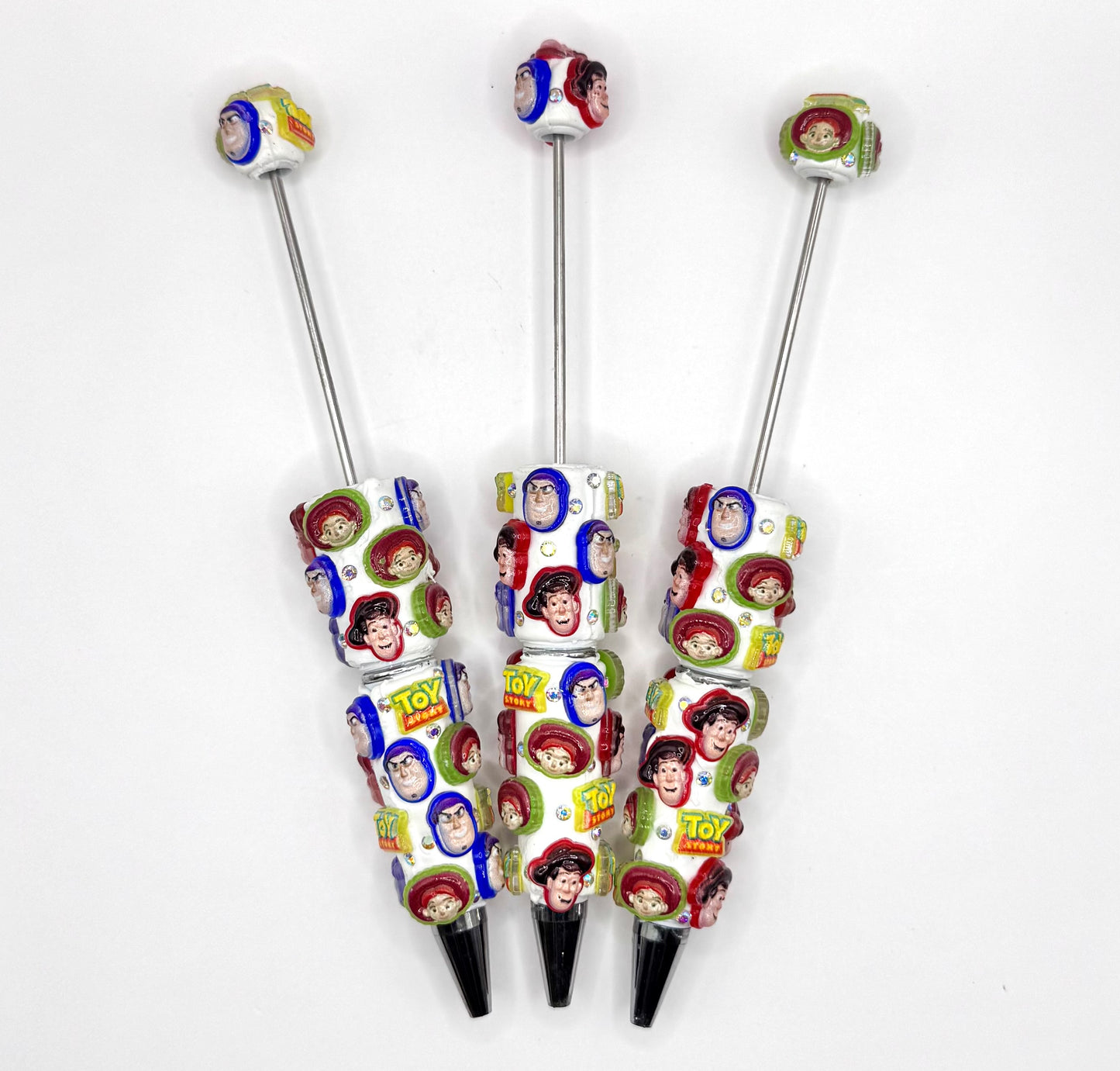 Childhood toys bling beadable pen