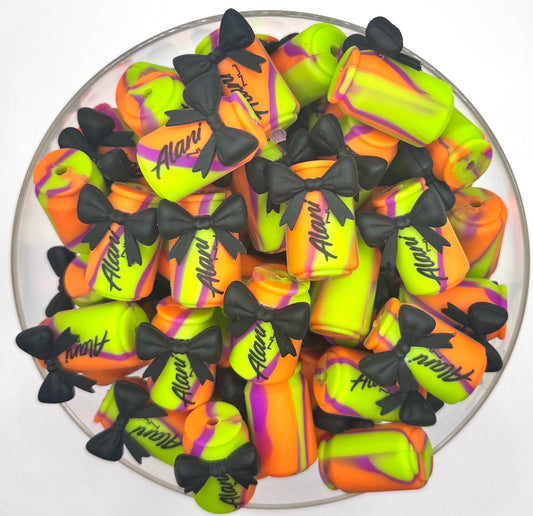 3D Halloween alani can (HBK exclusive) silicone focal bead