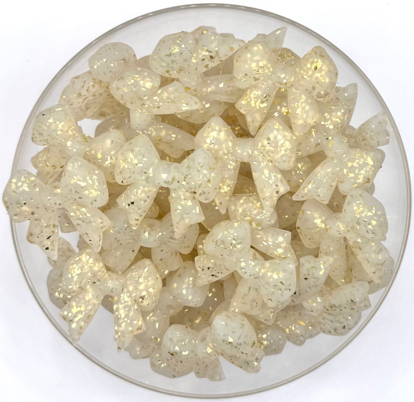 3D glitter silicone bows (limited addition)