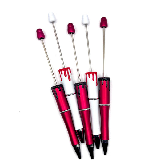 Blood/slime drip beadable pen