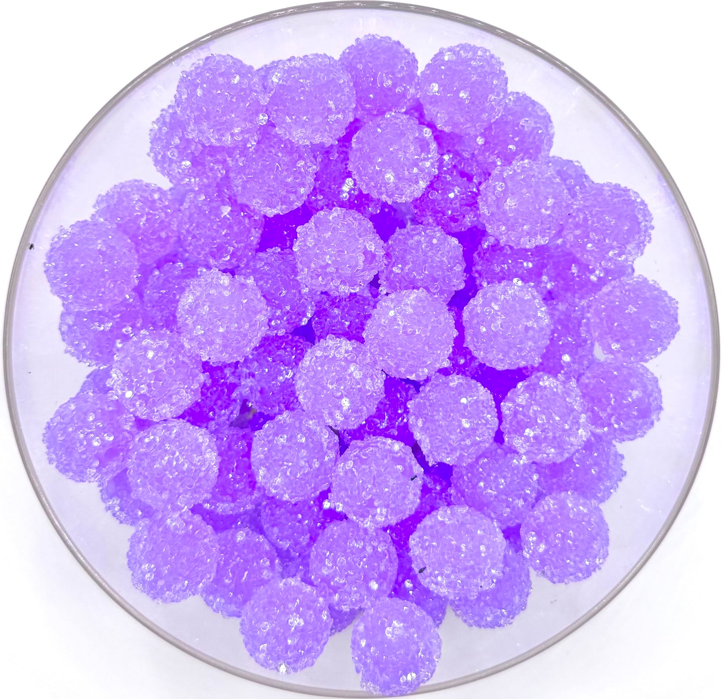 16mm acrylic sugar beads