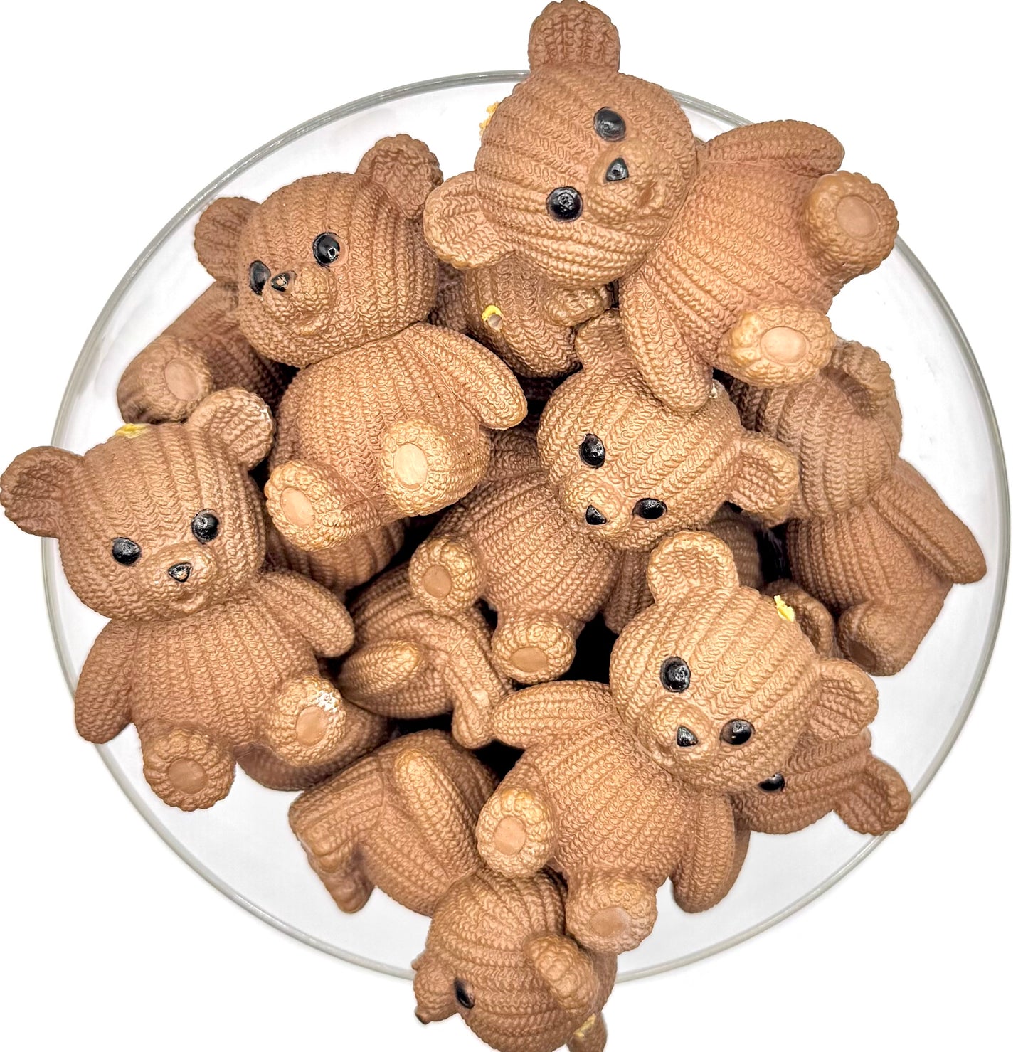3D clay teddy bears