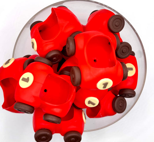 3D race car (EXCLUSIVE) silicone focal bead