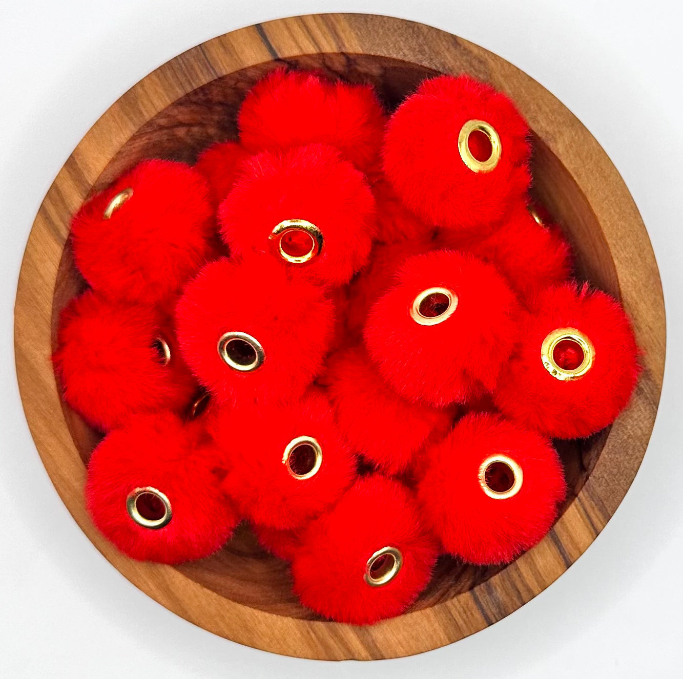 20mm fuzzy spacer beads