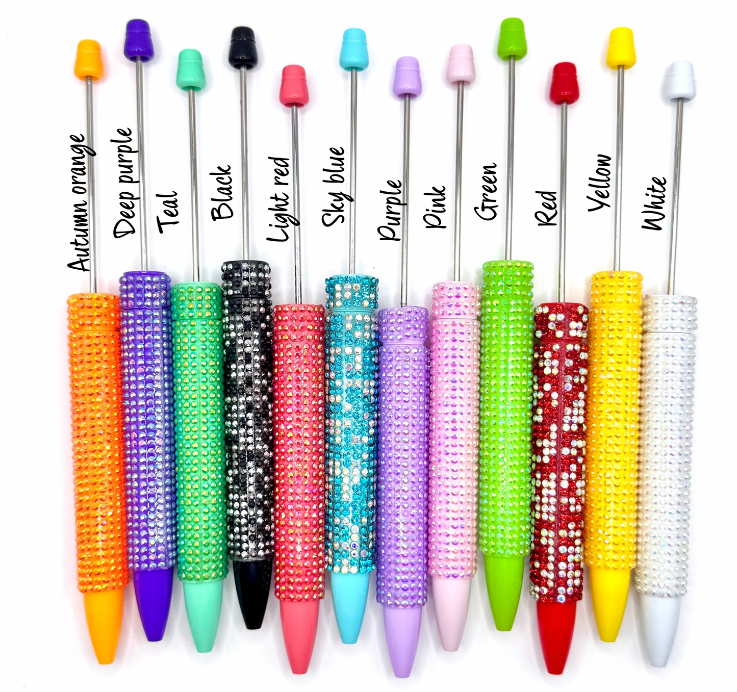 Diamond beadable pens