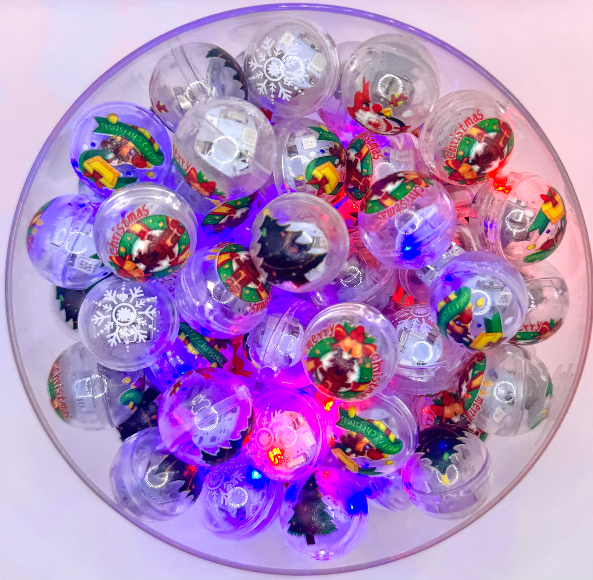19mm LED Light up christmas beads