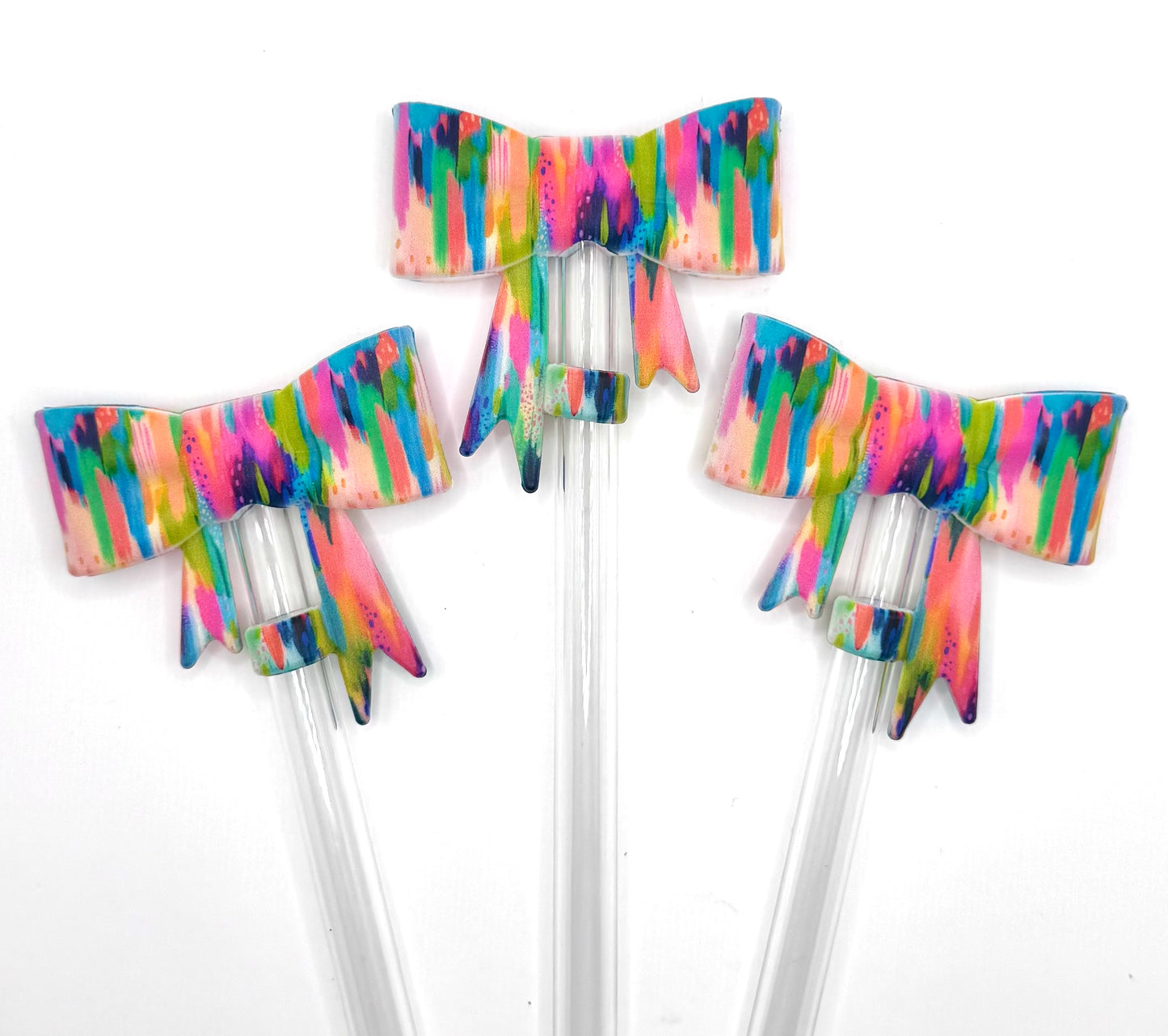 Color rush (HBK exclusive) silicone straw topper