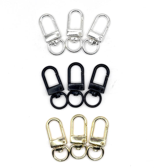 Metal swivel lobster clasp