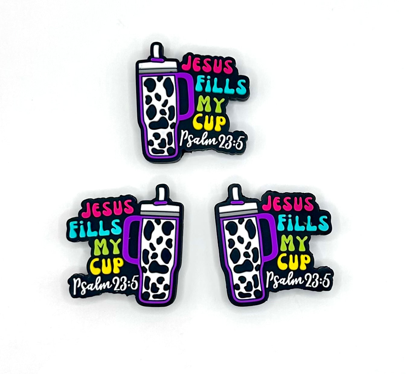 Jesus fills my cup (HBK exclusive) silicone focal bead