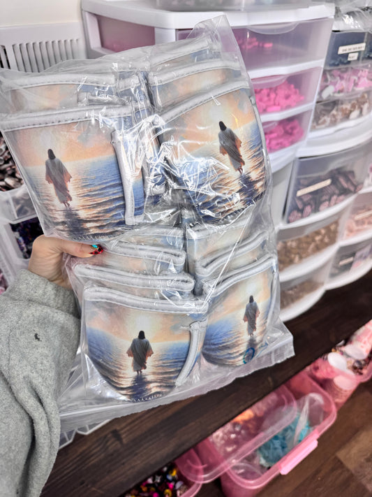 DESTASH Jesus walking on water koozies pack of 20