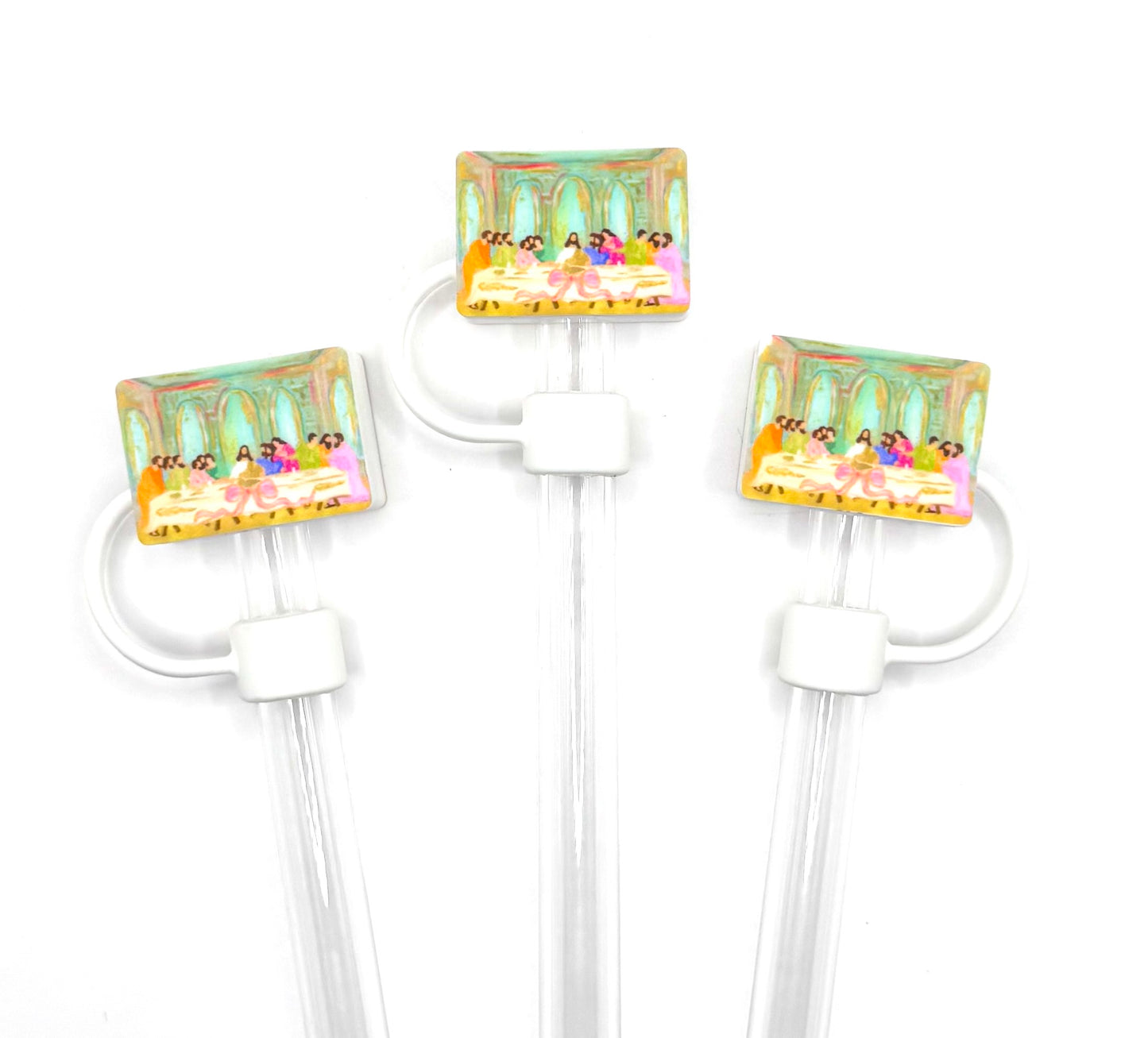 The last supper siliconestraw topper (exclusive)