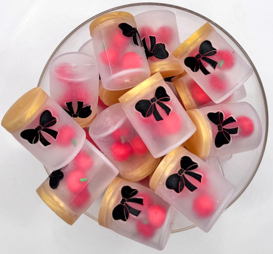 3D cherry jar (exclusive) silicone focal bead