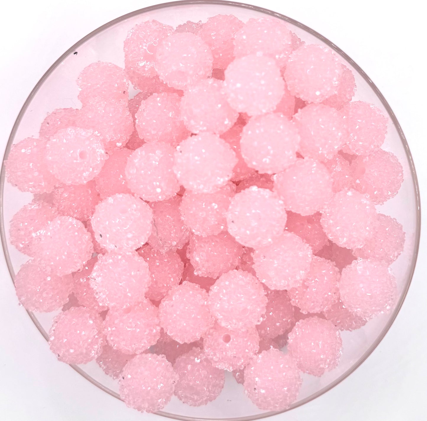 16mm acrylic sugar beads