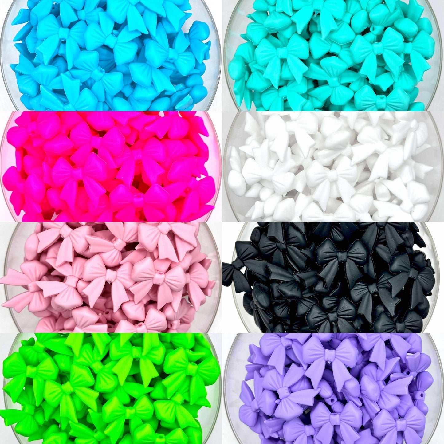 3D silicone bows (exclusive)