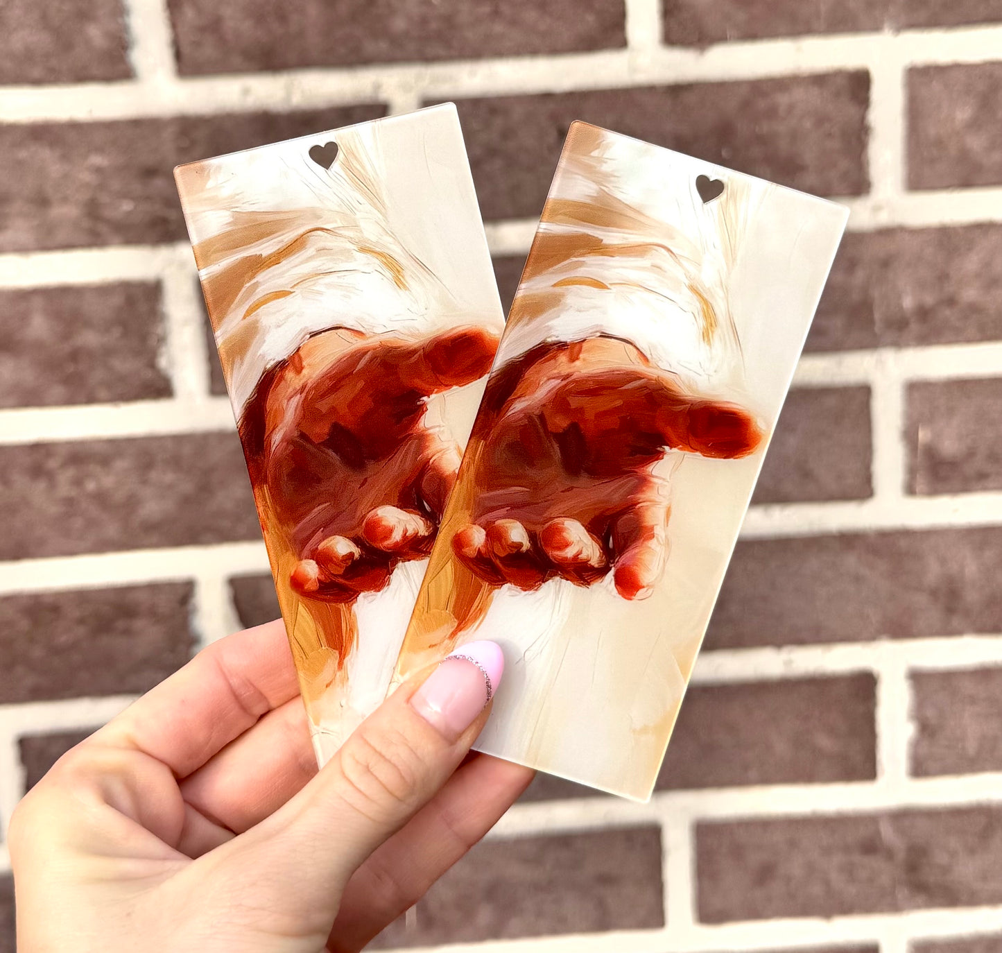 Jesus holding out his hand acrylic bookmark 3mm (HBK exclusive)