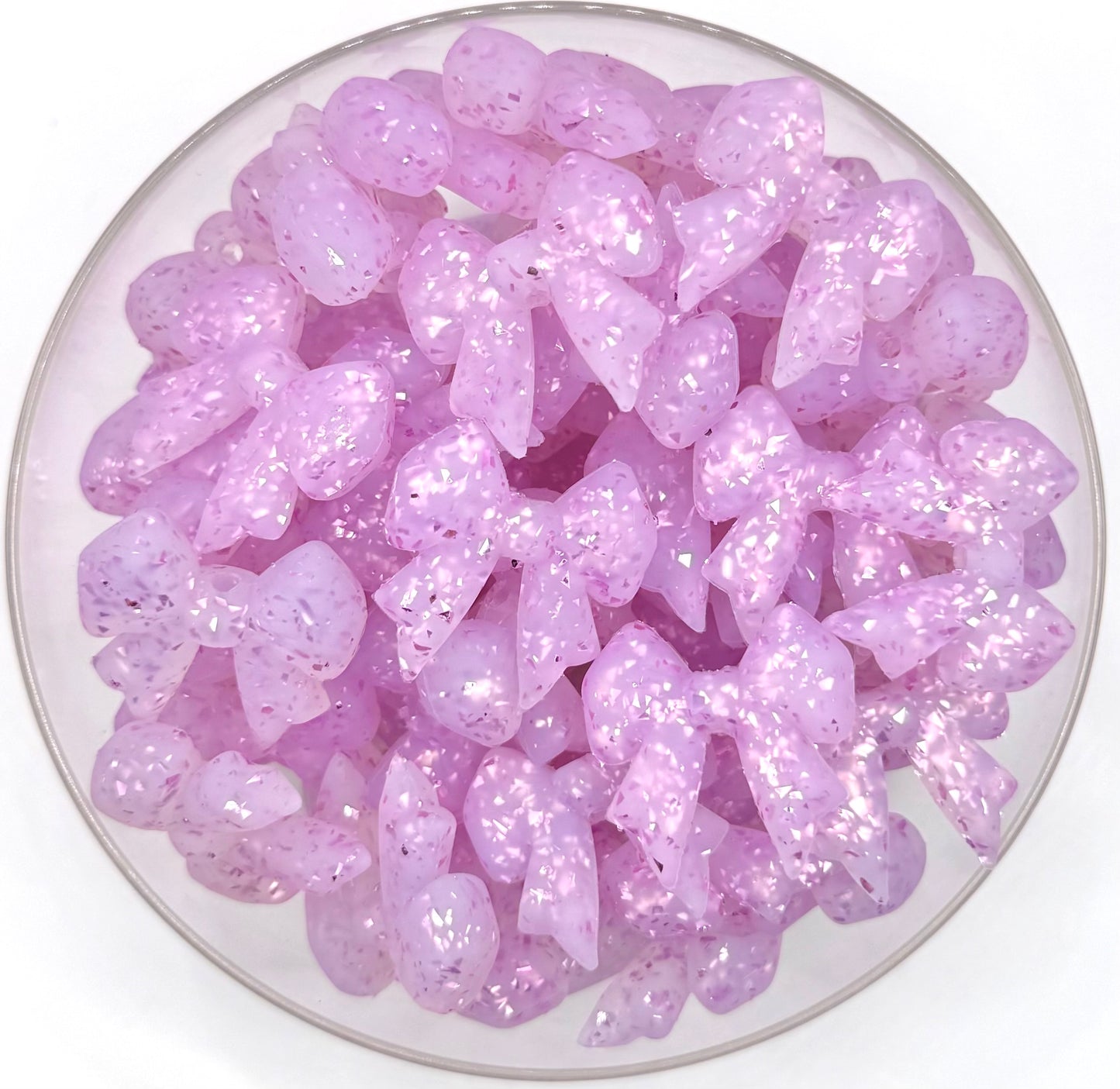 3D glitter silicone bows (limited addition)
