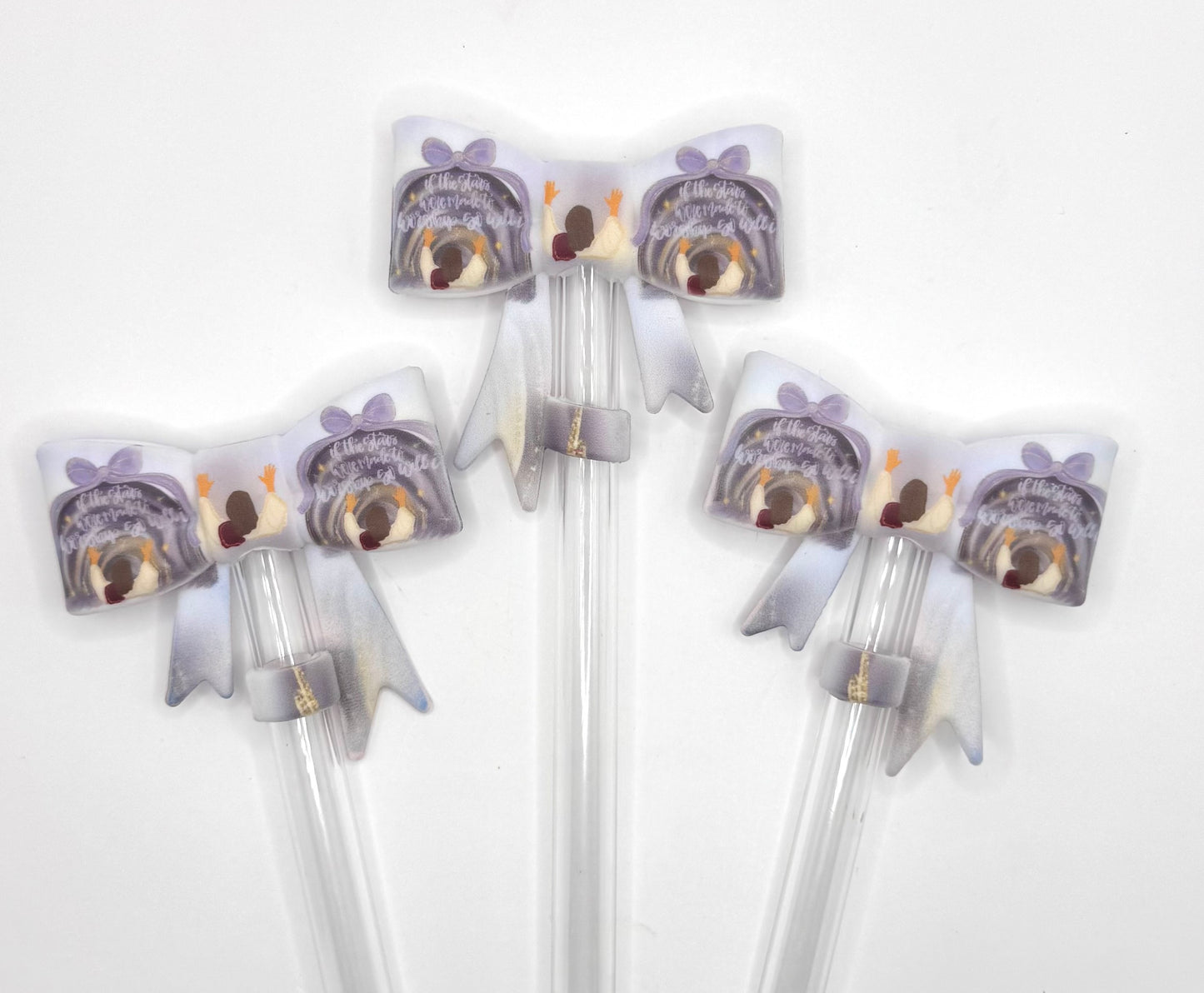 If the stars were made to worship so will I (exclusive) silicone straw topper