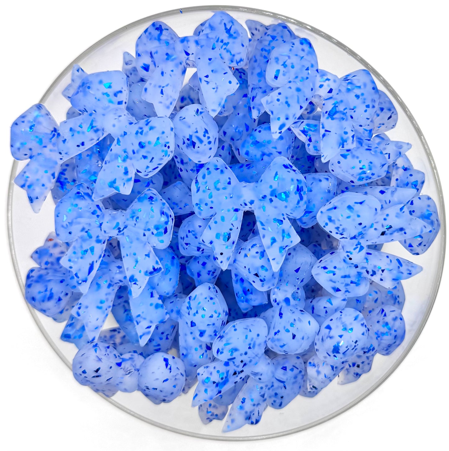 3D glitter silicone bows (limited addition)