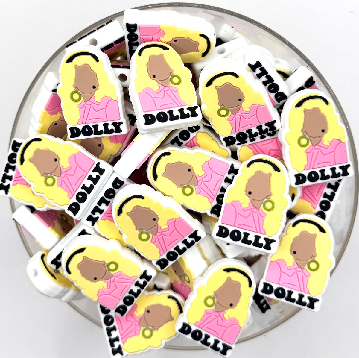 Dolly (HBK exclusive) silicone focal bead