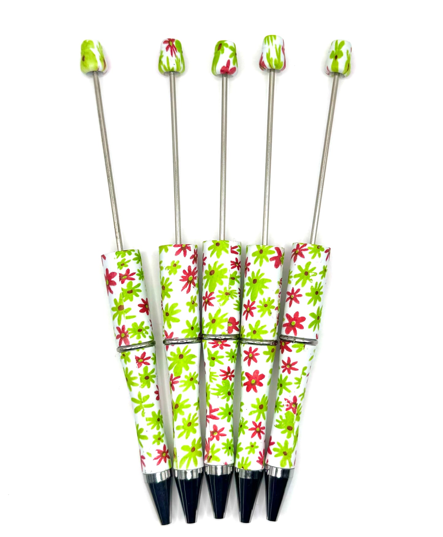 Christmas daisy print (HBK exclusive) beadable pen