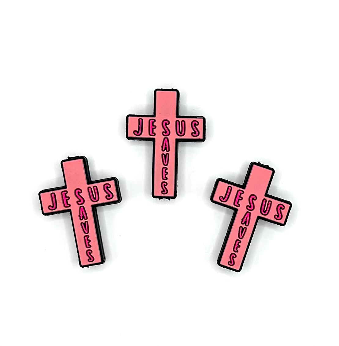 Jesus saves (HBK exclusive) silicone focal bead