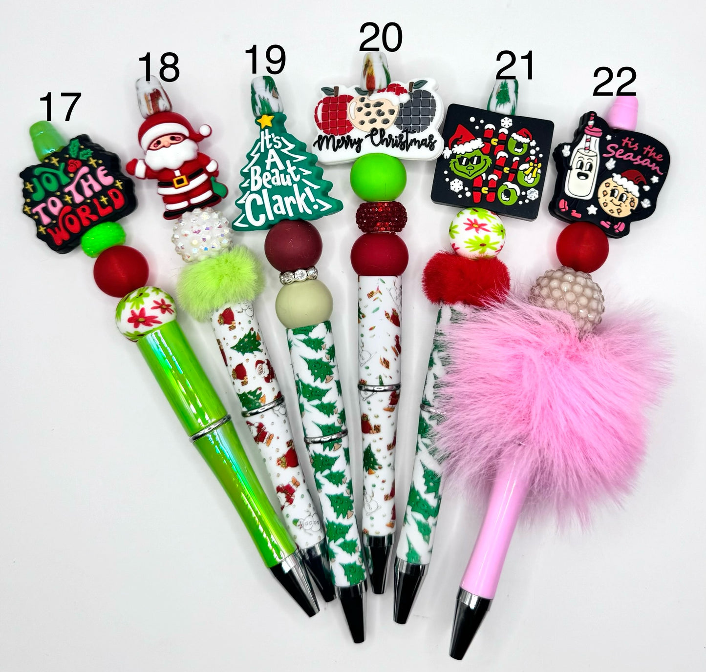 Premade ready to ship beaded pens! (See picture for number or letter of one)