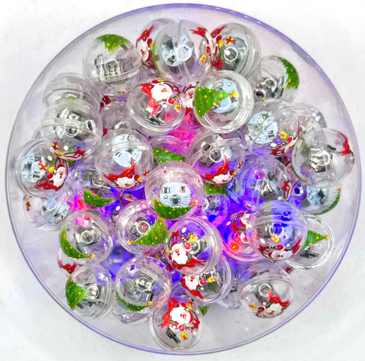 19mm light up Christmas acrylic bead