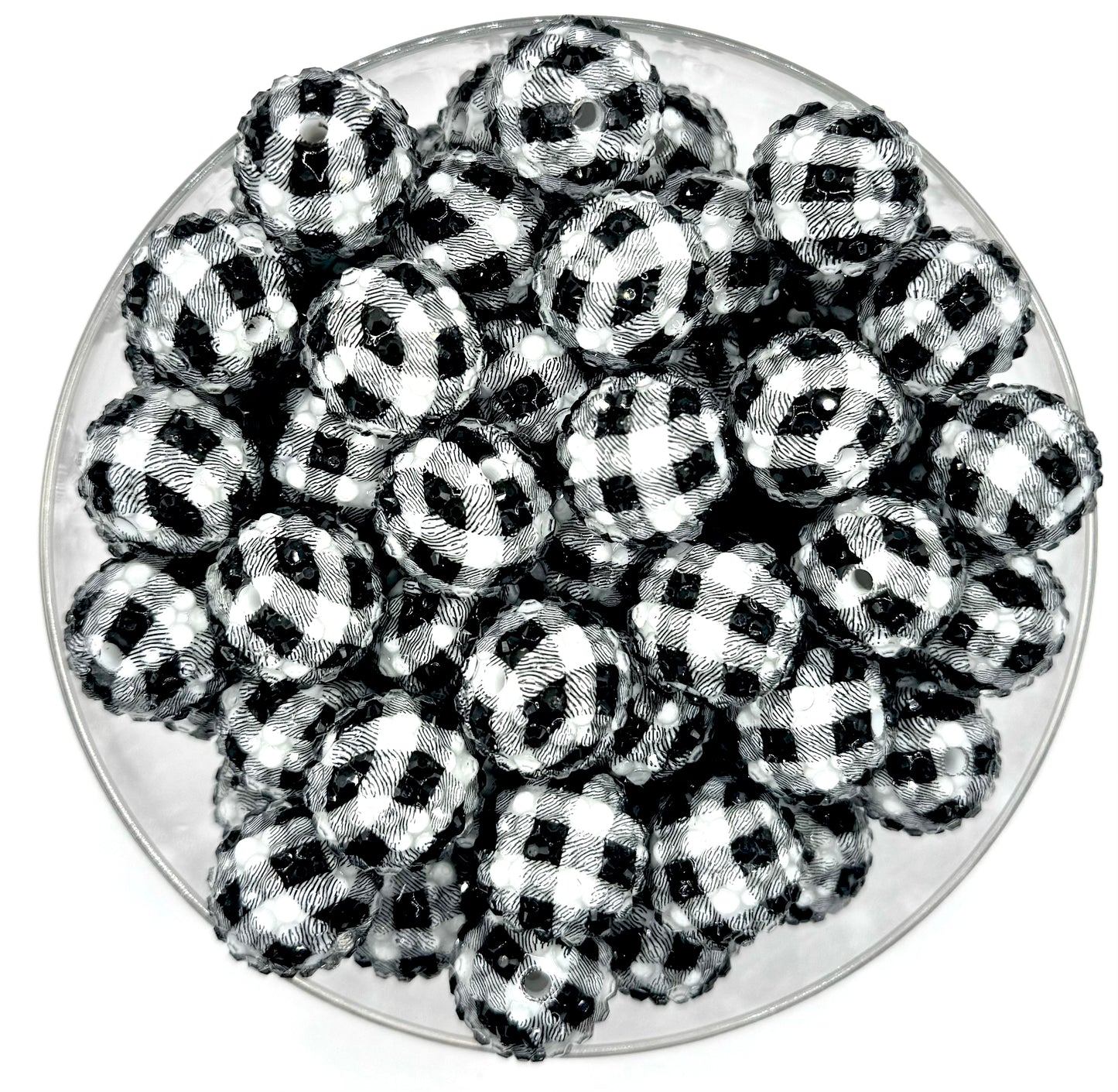 20mm jelly neutral acrylic beads