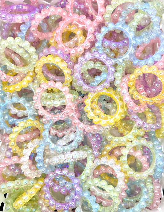 Acrylic ring mix (5 each mix)