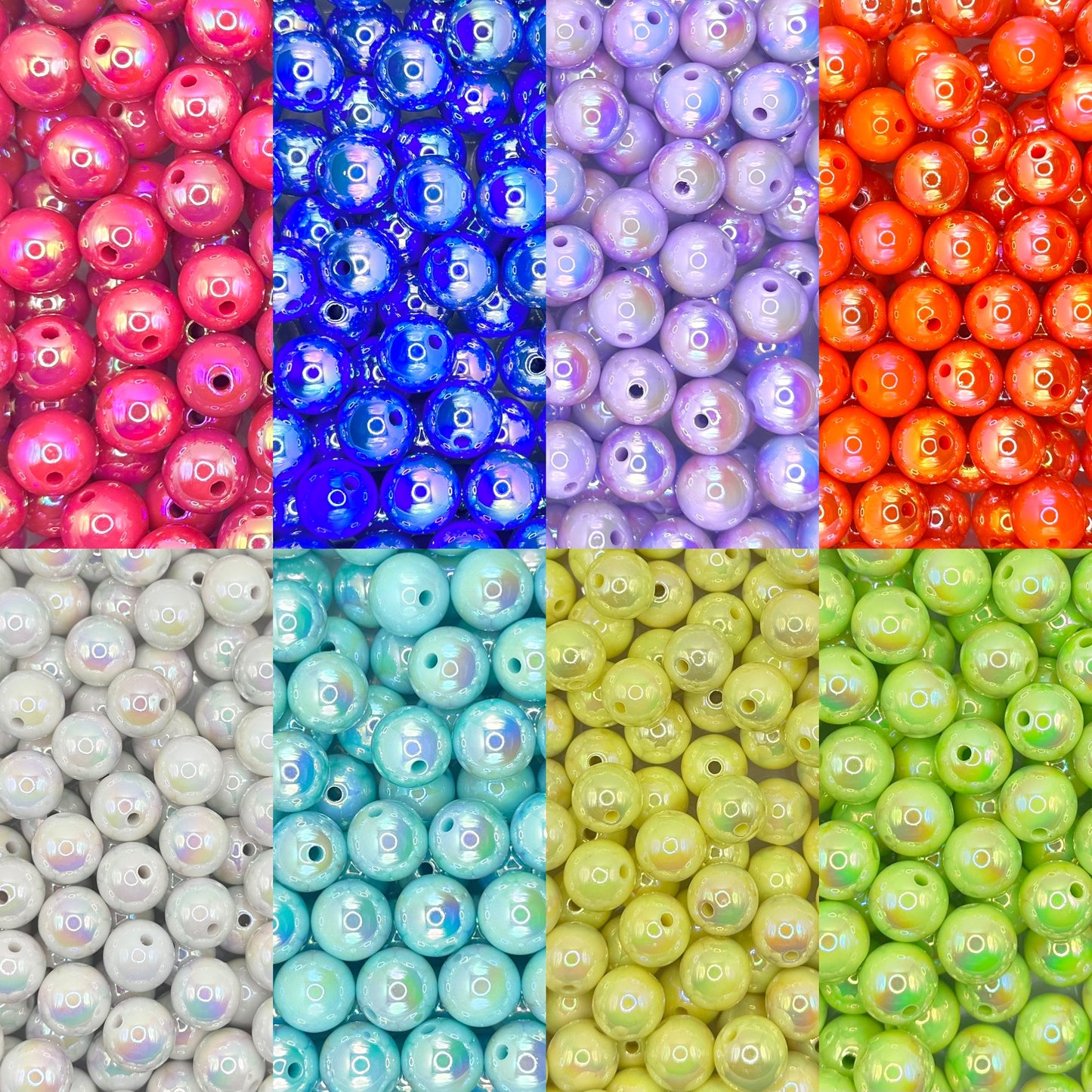 16mm opal acrylic beads