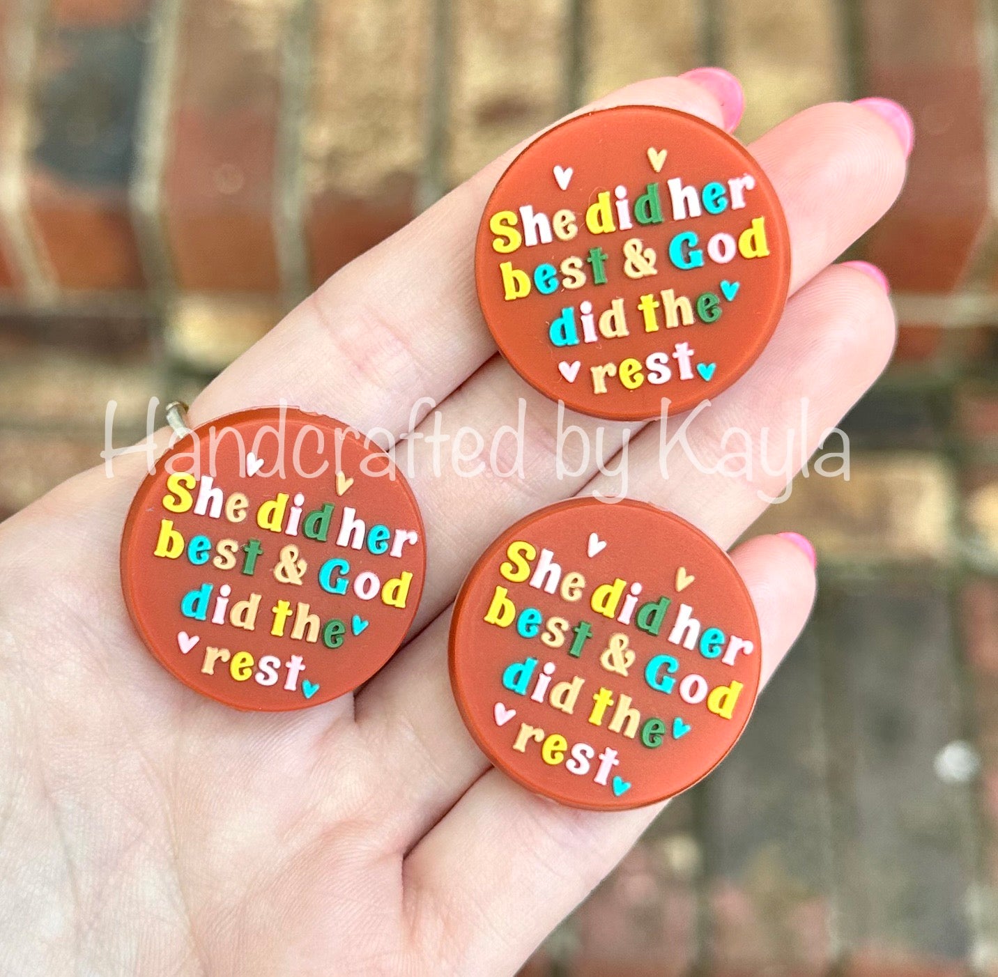 She did her best & God did the rest (HBK exclusive) silicone bead