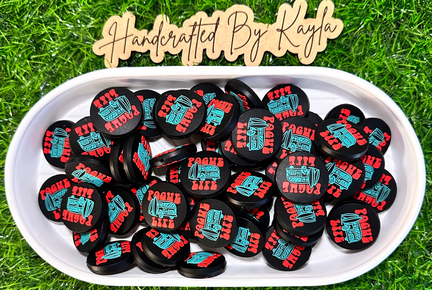 Pague life HBK exclusive silicone focal bead